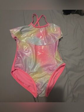 More Than Magic Pink Girls' Swim Top